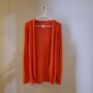 Orange Cardigan